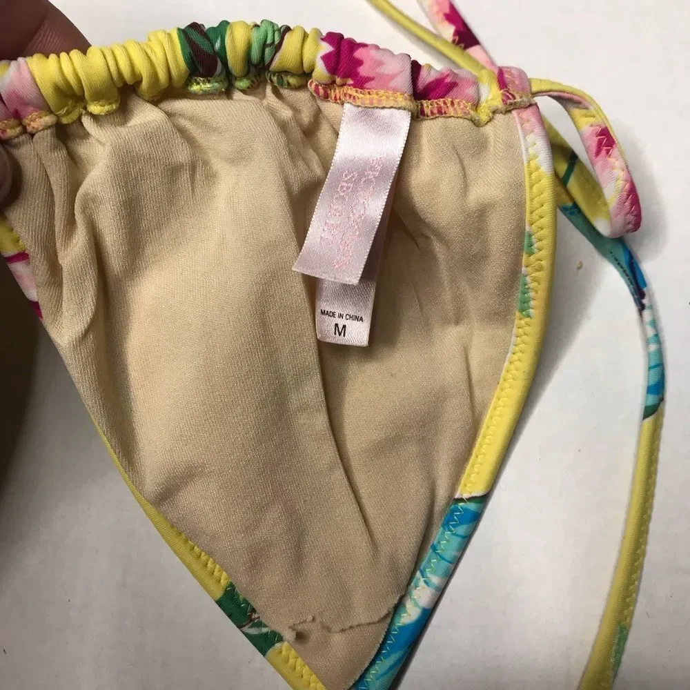 Victoria’s Secret Floral Triangle Bikini Top